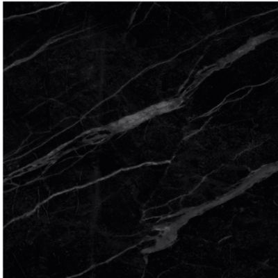 Crédence de cuisine auto-adhésive Caméléo aspect marbre noir l. 200 cm x H. 40 cm x ép. 0,2 mm