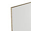 Crédence de cuisine noir mat et blanc mat GoodHome Berberis l. 200 cm x H. 60 cm x Ep. 3 mm