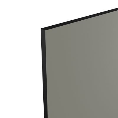 Crédence de cuisine zinc anthracite et gris titanium GoodHome Berberis l. 200 cm x H. 60 cm x Ep. 3 mm