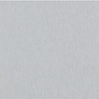 Crédence stratifiée aspect inox brossé 307 x 64 cm