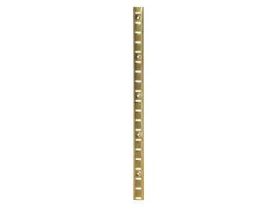 Crémaillère à visser acier laiton 1000 x 16 mm