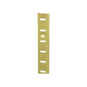 Crémaillère à visser acier laitonné 2000 x 16 mm