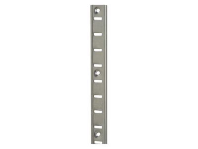 Crémaillère à visser acier nickelé 2000 x 16 mm | Castorama