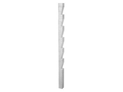 Crémaillère à visser hêtre 2000 x 14 mm