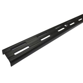 Crémaillère double perforation Form Twinny 99,5 cm coloris noir