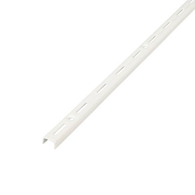 Crémaillère Lony simple perforation 50cm blanc Form