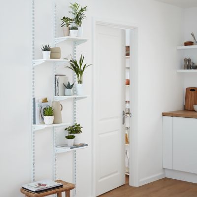 Crémaillère Twinny double perforation 200cm blanc Form | Castorama