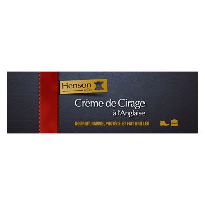 Crème de cirage anglais Henson & Co brun 50ml