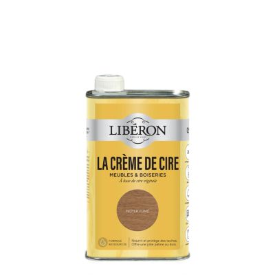 Crème de cire liquide meubles et boiseries Libéron noyer 500ml