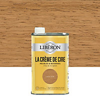 Crème de cire meubles et boiseries liquide Libéron chêne doré 500ml