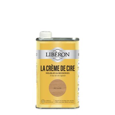 Crème de cire meubles et boiseries liquide Libéron incolore 500ml