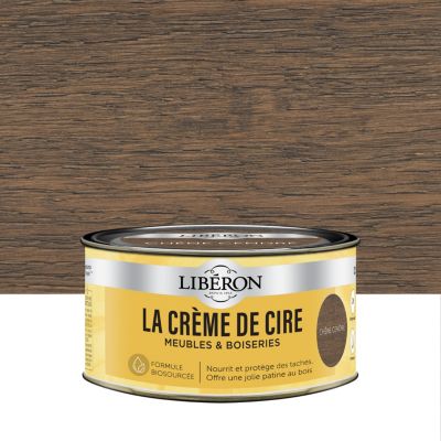 Crème de cire pâte meubles et boiseries Libéron chêne cendré 500ml