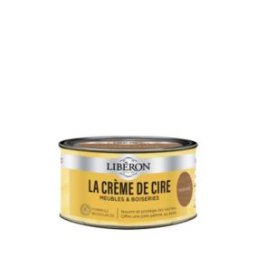 Crème de cire pâte meubles et boiseries Libéron noyer 250ml