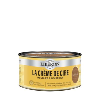 Crème de cire pâte meubles et boiseries Libéron noyer 500ml