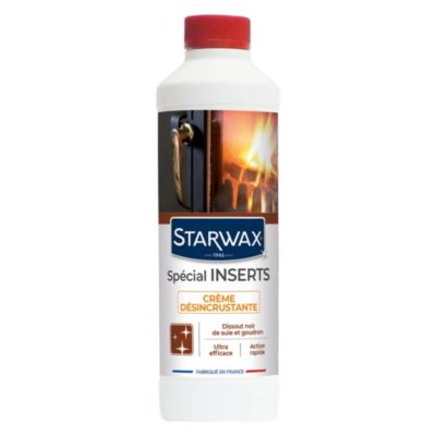 Crème nettoyante vitre insert de cheminée poêle bois pellet STARWAX
