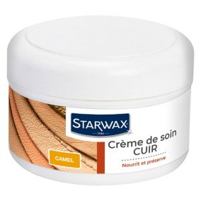 Crème renovante cuir Starwax coloris fauve 150ml