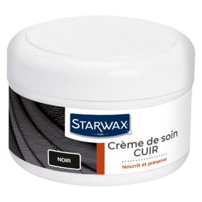 Crème renovante cuir Starwax coloris noir 150ml