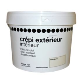 Crépi extérieur aspect rustique ton pierre 15kg