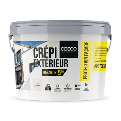 Crépi extérieur CDéco ton pierre 5kg