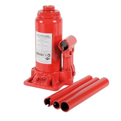 Cric hydraulique 5 tonnes hauteur de levage de 195 à 380 mm