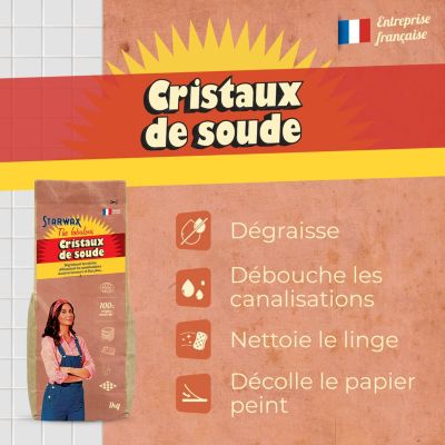 Cristaux de soude The fabulous Starwax 1KG