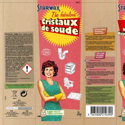 Cristaux de soude The fabulous Starwax 1KG
