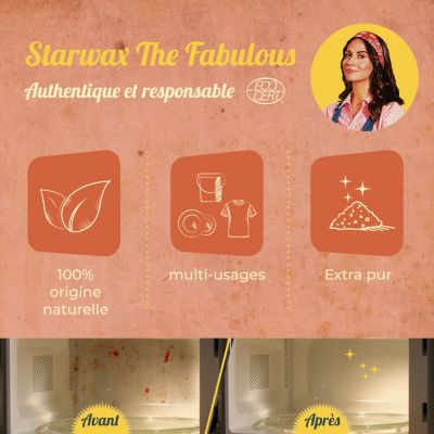 Cristaux de soude The fabulous Starwax 1KG