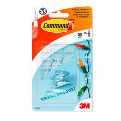 Lot De 30 Crochets Autocollants Transparents Pour Photos - Sans