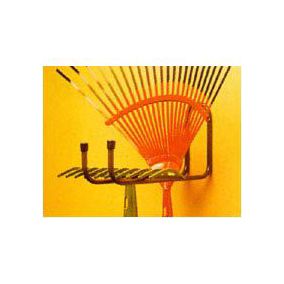 LESOLEIL Système de Rangement Réglable - Support Mural Rangement Porte  Outils de Jardin Mural avec 3 Rails et 12 Crochets pour  Garage/Cour/Entrepôt/Atelier : : Bricolage