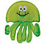 Crochet en plastique vert à ventouse Medusa