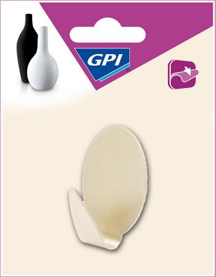 Crochet rond GPI métal inox Plastique