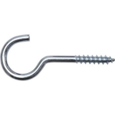 Crochet à visser pour plafond SWG 23976080 4 x 60 mm galvanisé, pack de 4