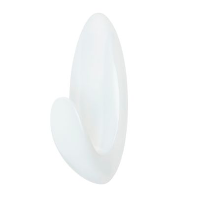 Crochets moyens pour salle de bains avec languettes résistantes à l'eau Command BATH18 transparent givré 2 crochets + 3 languettes