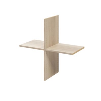 Croisillon pour étagère effet chêne GoodHome Atomia H. 71,4 x L. 71,4 x P. 33,2 cm