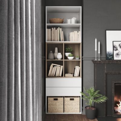Croisillon pour étagère effet chêne GoodHome Atomia H. 71,4 x L. 71,4 x P. 33,2 cm