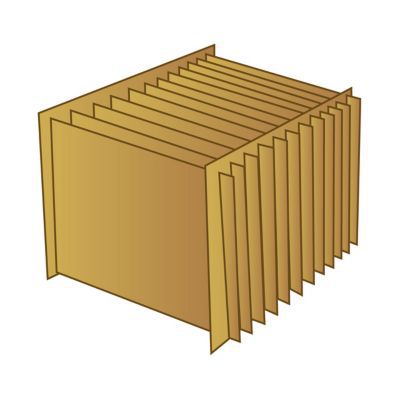 Croisillons de calage en carton Mottez capacité maxi 13 assiettes