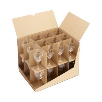 Carton d'emballage à croisillons pour 12 verres - Toutembal
