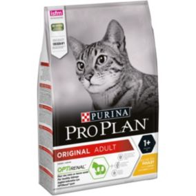 Croquettes pour chat Pro Plan Original Adult Optirenal riche en poulet 3kg