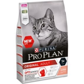 Croquettes pour chat Pro Plan Original Adult Optisenses riche en saumon 3kg