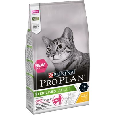 Croquettes pour chat Pro Plan Sterilised Adult Optidigest riche en poulet 1,5kg