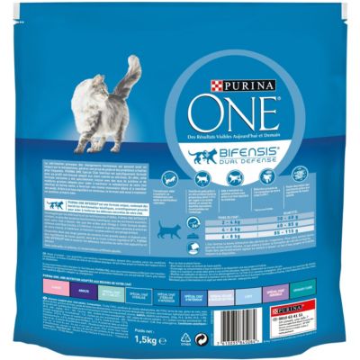 Croquettes pour chat stérilisé One Spécial chat sterilisé truite et blé 1,5kg