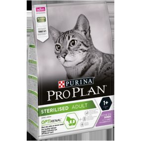 Croquettes pour chat stérilisé Pro Plan Sterilised Adult Optirenal riche en dinde 3kg