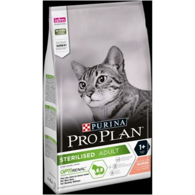 Croquettes pour chat stérilisé Pro Plan Sterilised Adult Optirenal riche en saumon 1,5kg