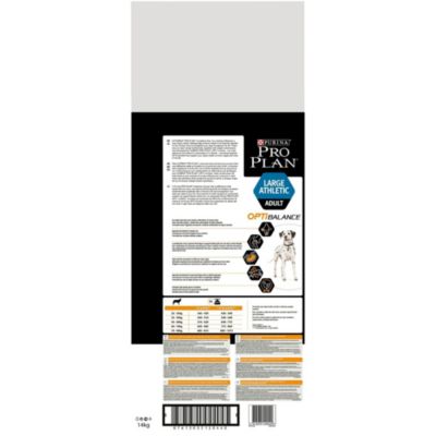 Croquettes pour chien Pro Plan Large Athletic Adult riche en poulet et riz 14kg