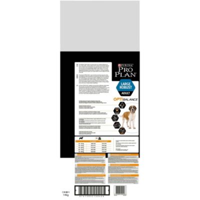 Croquettes pour chien Pro Plan Large Robust Adult riche en poulet et riz 14kg