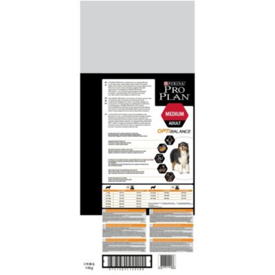 Croquettes pour chien Pro Plan Medium Adult riche en poulet et riz 14kg