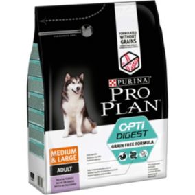 Croquettes pour chien Pro Plan Medium & Large Adult Sensitive Digestion grain free riche en dinde 2,5kg