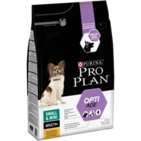 Croquettes pour chien Pro Plan Small & Mini Adult 9+ riche en poulet et riz 3kg