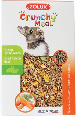 Crunchy Meal lapin nain Zolux 800g alimentation complète