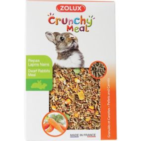 Crunchy Meal lapin nain Zolux 800g alimentation complète